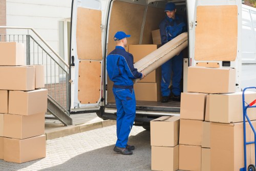 A moving team working ethically and responsibly
