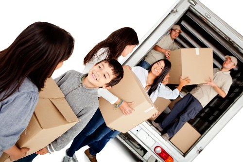Commercial moving team planning an office relocation in Greenwich