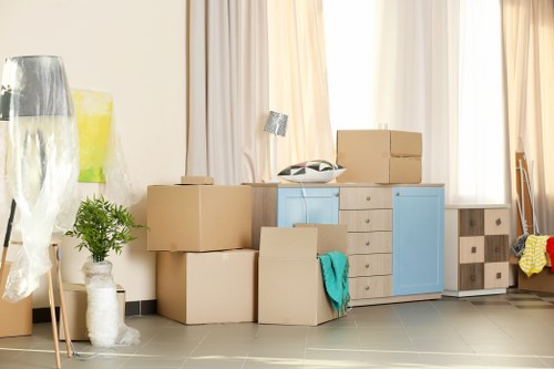 Removal team helping with a home move in Greenwich