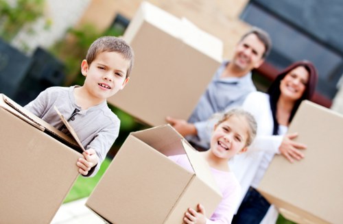 Professional removal company handling a flat move in Greenwich