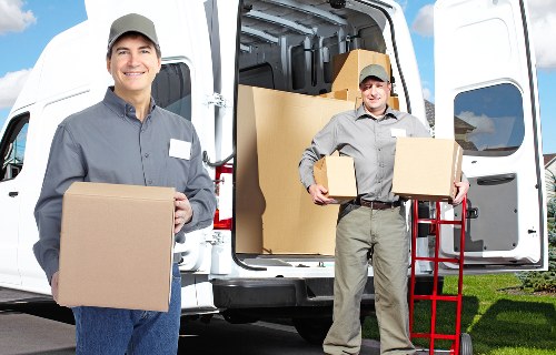 Greenwich removal service preparing boxes and furniture for safe transport