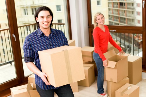 Organised packing materials for residential and commercial moves in Greenwich